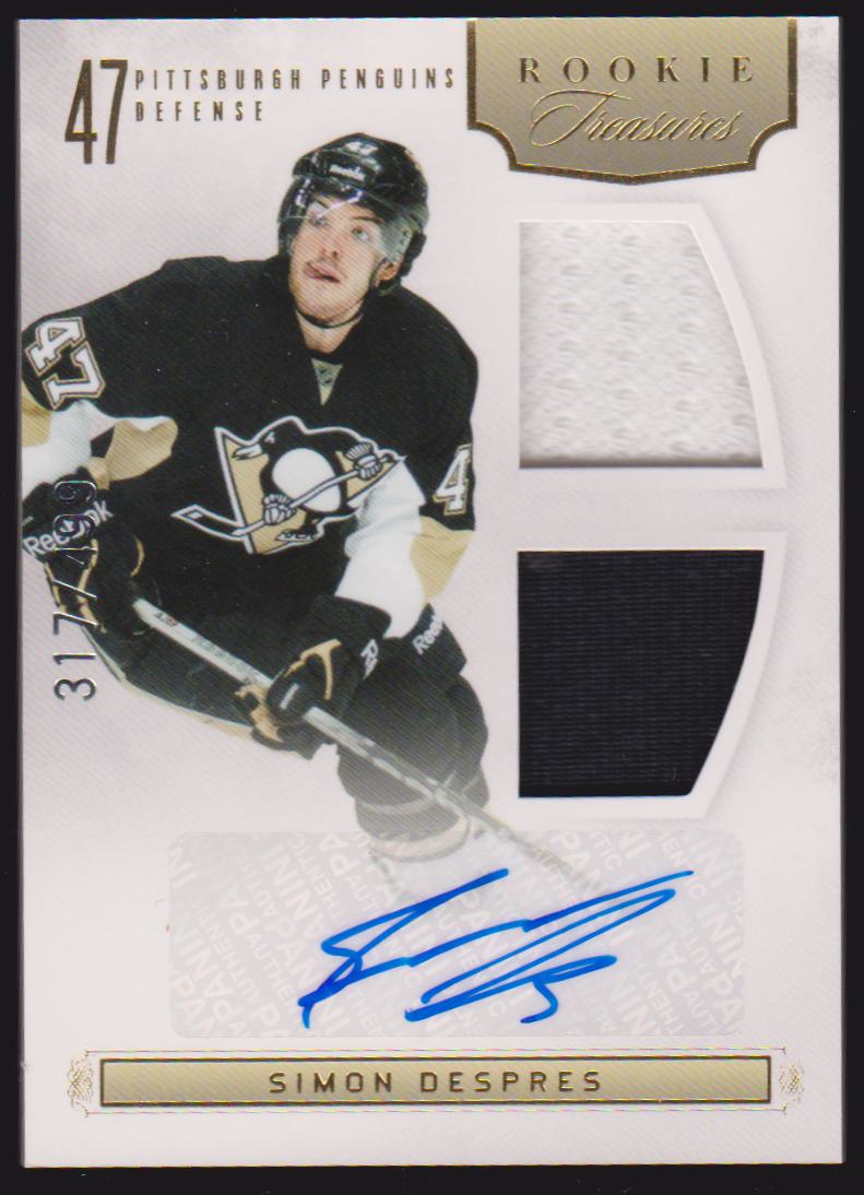 2011-12 Panini Rookie Anthology #118 Simon Despres AUTO 317/499 - RC (image for) 2011-12 Panini Rookie Anthology #118 Simon Despres AUTO 317/499 - RC