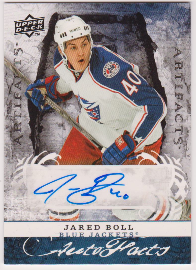 (image for) 2008-09 Artifacts Autofacts #AFJA Jared Boll