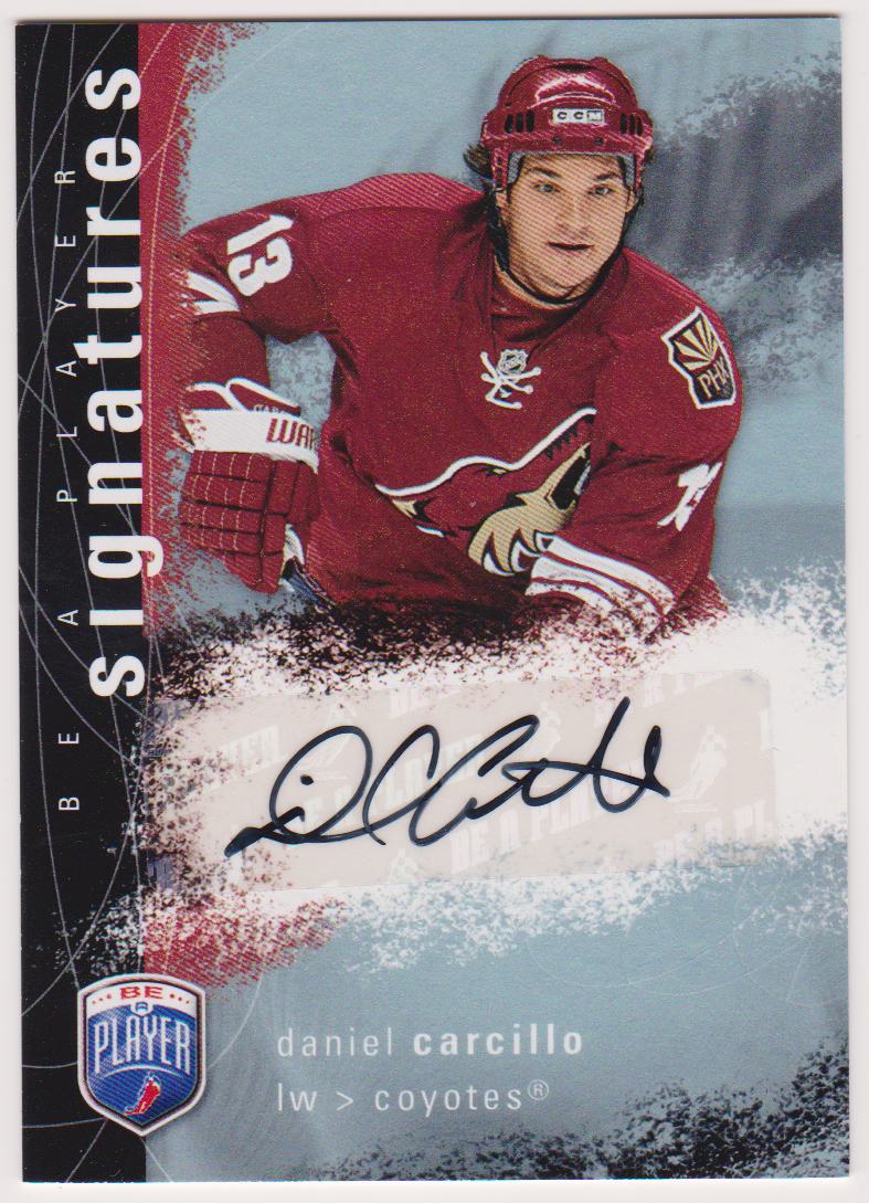 2007-08 Be A Player Signatures #SDC Daniel Carcillo (image for) 2007-08 Be A Player Signatures #SDC Daniel Carcillo