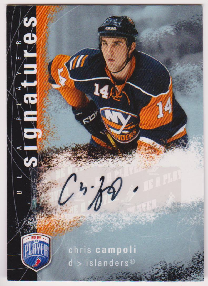 2007-08 Be A Player Signatures #SCI Chris Campoli (image for) 2007-08 Be A Player Signatures #SCI Chris Campoli