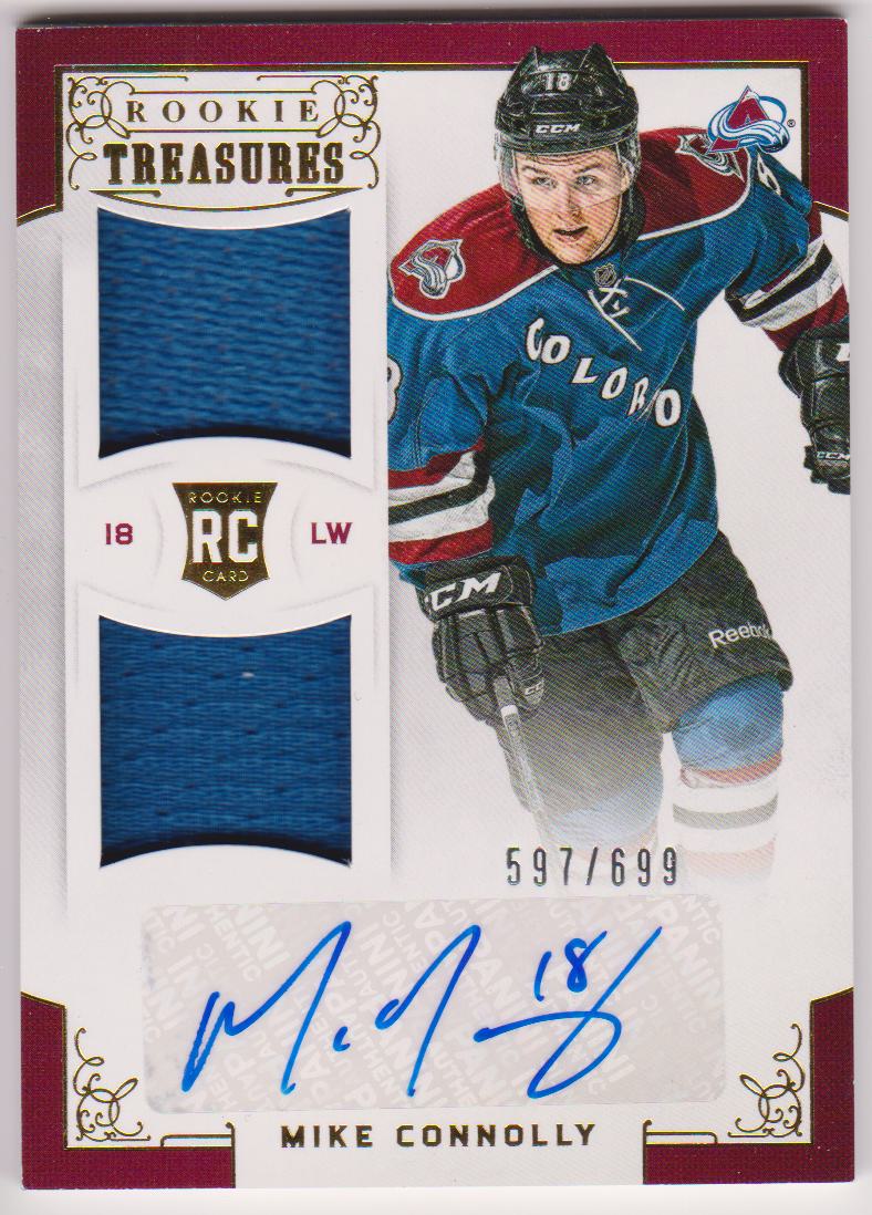 (image for) 2012-13 Panini Rookie Anthology #112 Mike Connolly Jerseys AUTO 597/699 RC