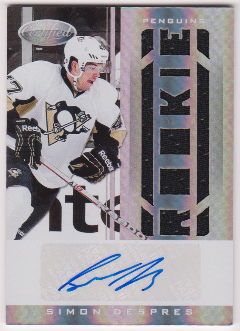 (image for) 2011-12 Certified #250 Simon Despres Jerseys AUTO RC - 179/299