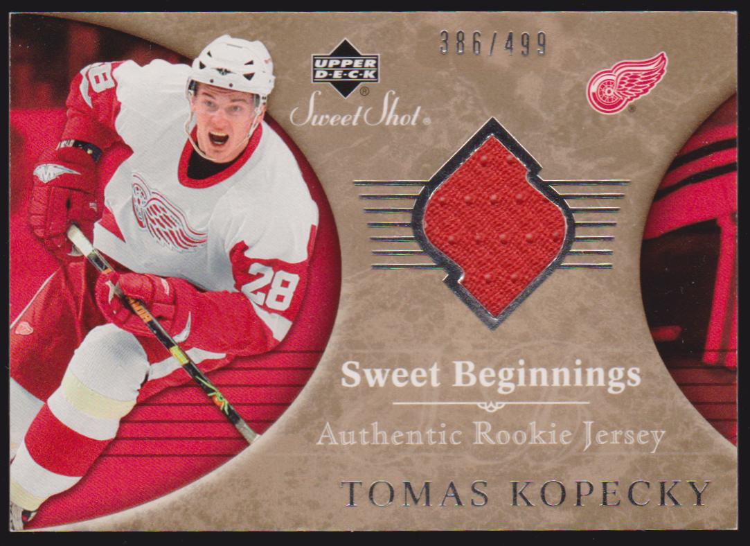 (image for) 2006-07 Sweet Shot #121 Tomas Kopecky JSY RC