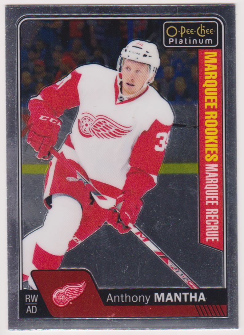 2016-17 O-Pee-Chee Platinum #185 Anthony Mantha RC (image for) 2016-17 O-Pee-Chee Platinum #185 Anthony Mantha RC