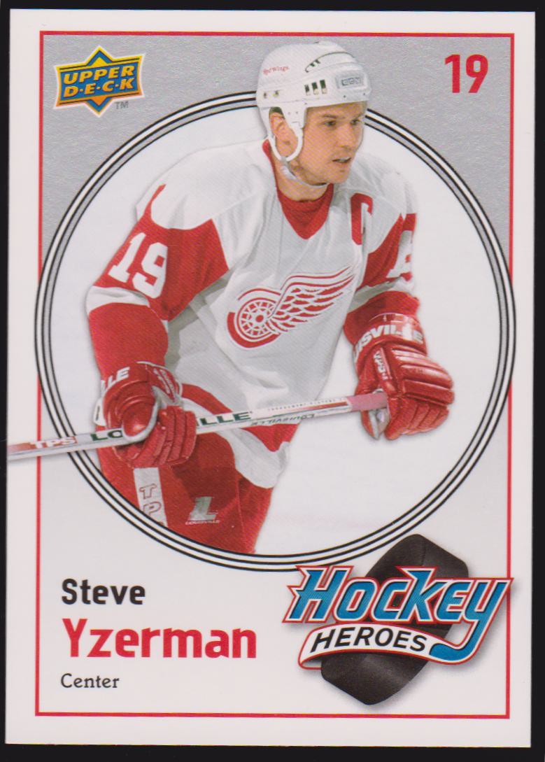 2010-11 Upper Deck Hockey Heroes Steve Yzerman #HH1 Steve Yzerman (image for) 2010-11 Upper Deck Hockey Heroes Steve Yzerman #HH1 Steve Yzerman