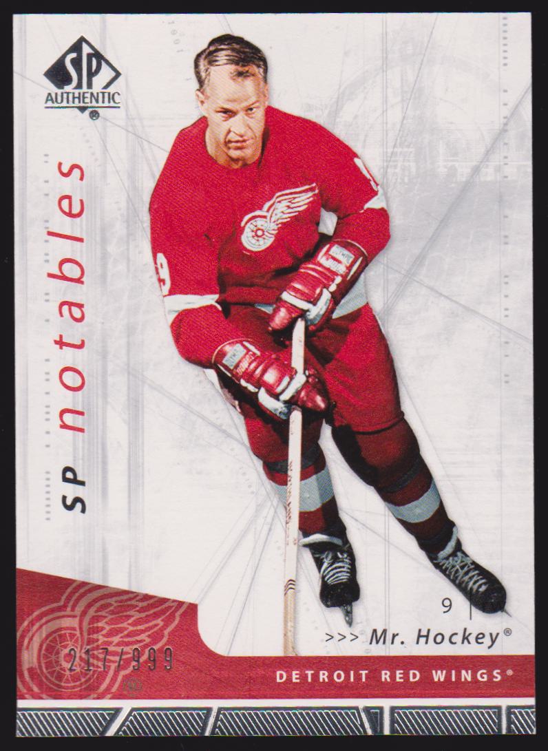 (image for) 2006-07 SP Authentic #114 Gordie Howe Notables 217/999