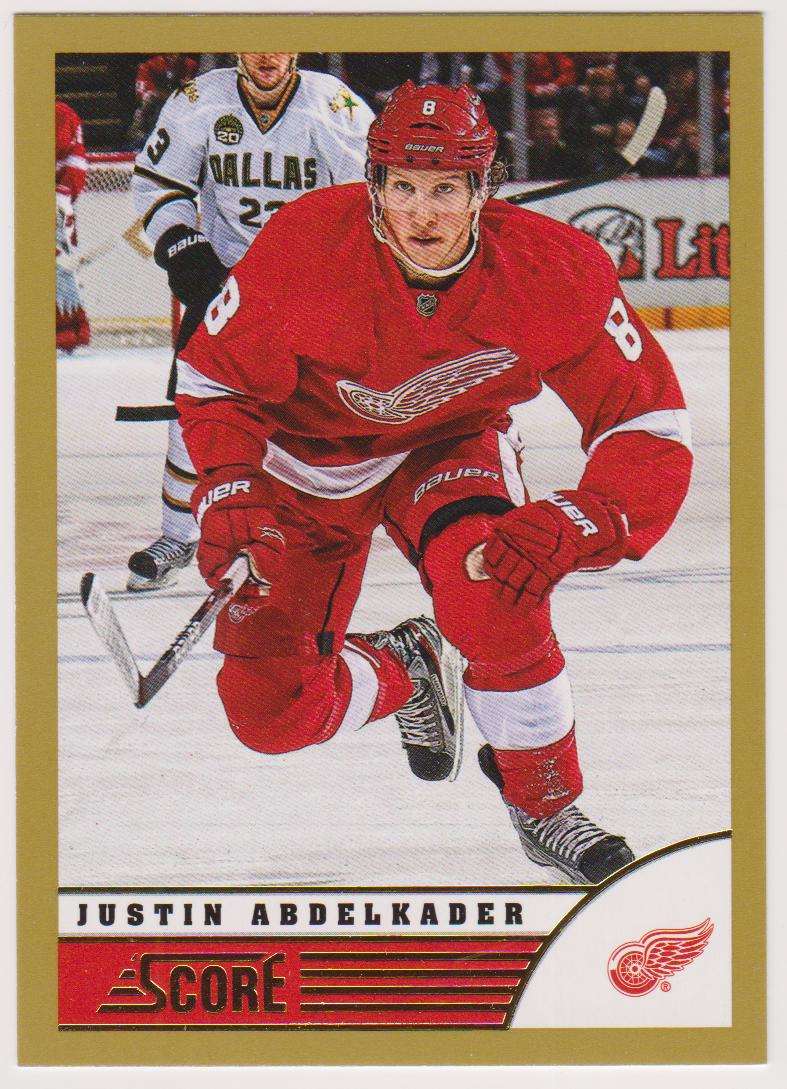 (image for) 2013-14 Score Gold #170 Justin Abdelkader
