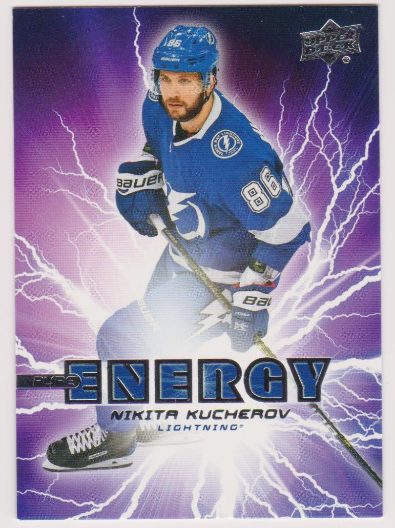 2019-20 Upper Deck Pure Energy #PE7 Nikita Kucherov (image for) 2019-20 Upper Deck Pure Energy #PE7 Nikita Kucherov