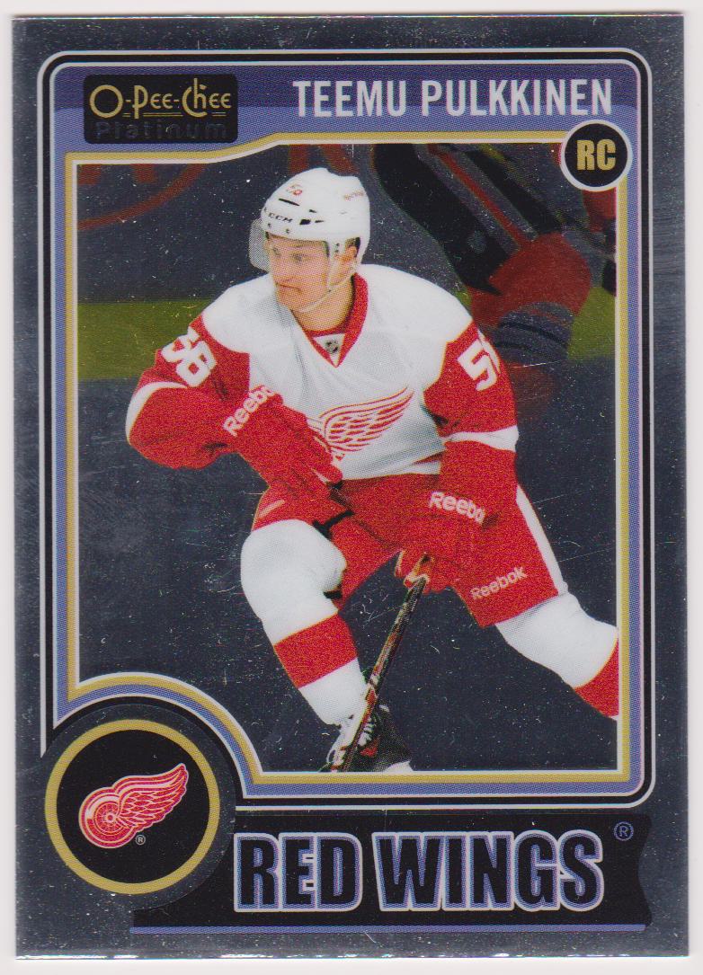 2014-15 O-Pee-Chee Platinum #195 Teemu Pulkkinen RC (image for) 2014-15 O-Pee-Chee Platinum #195 Teemu Pulkkinen RC