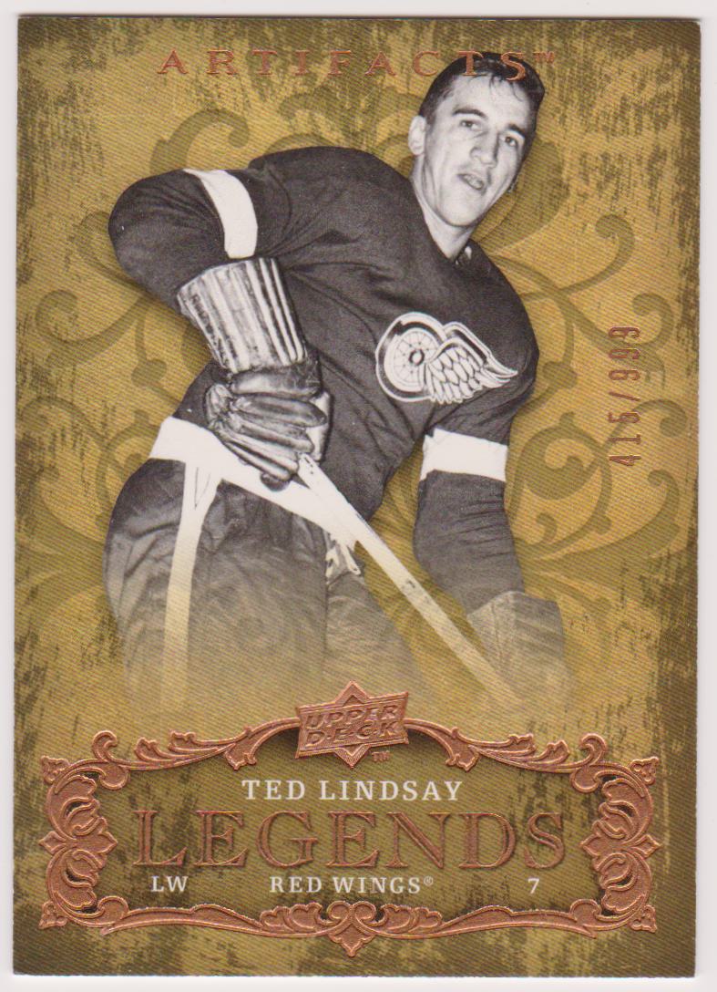 2008-09 Artifacts #135 Ted Lindsay - Legends - 415/999 (image for) 2008-09 Artifacts #135 Ted Lindsay - Legends - 415/999