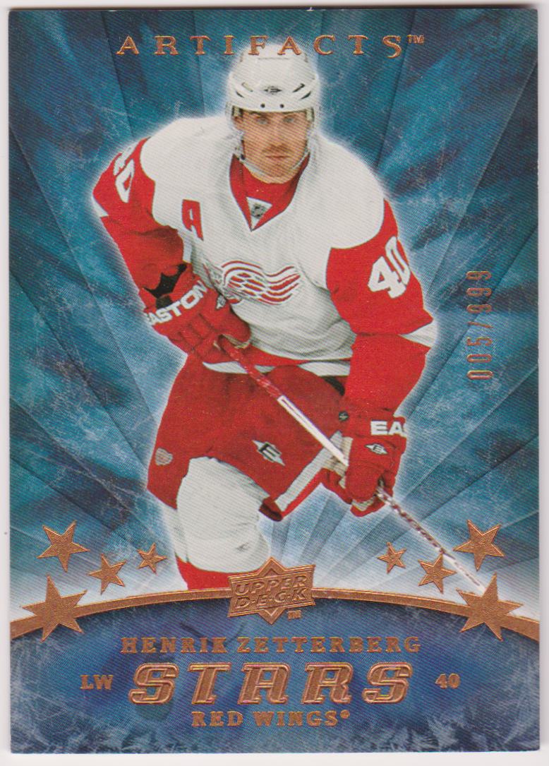 2008-09 Artifacts #179 Henrik Zetterberg - Stars - 005/999 (image for) 2008-09 Artifacts #179 Henrik Zetterberg - Stars - 005/999