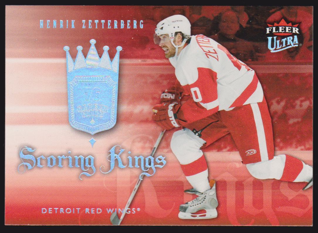 2006-07 Ultra Scoring Kings #SK8 Henrik Zetterberg (image for) 2006-07 Ultra Scoring Kings #SK8 Henrik Zetterberg