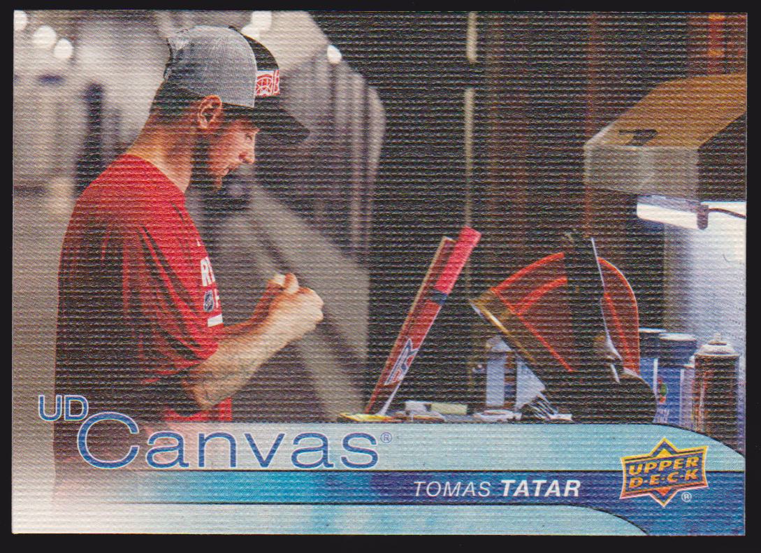 2016-17 Upper Deck Canvas #C33 Tomas Tatar (image for) 2016-17 Upper Deck Canvas #C33 Tomas Tatar