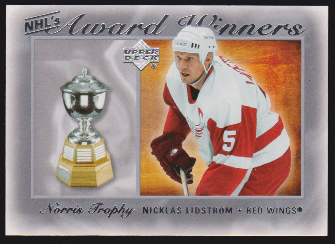 (image for) 2007-08 Upper Deck NHL Award Winners #AW3 Nicklas Lidstrom