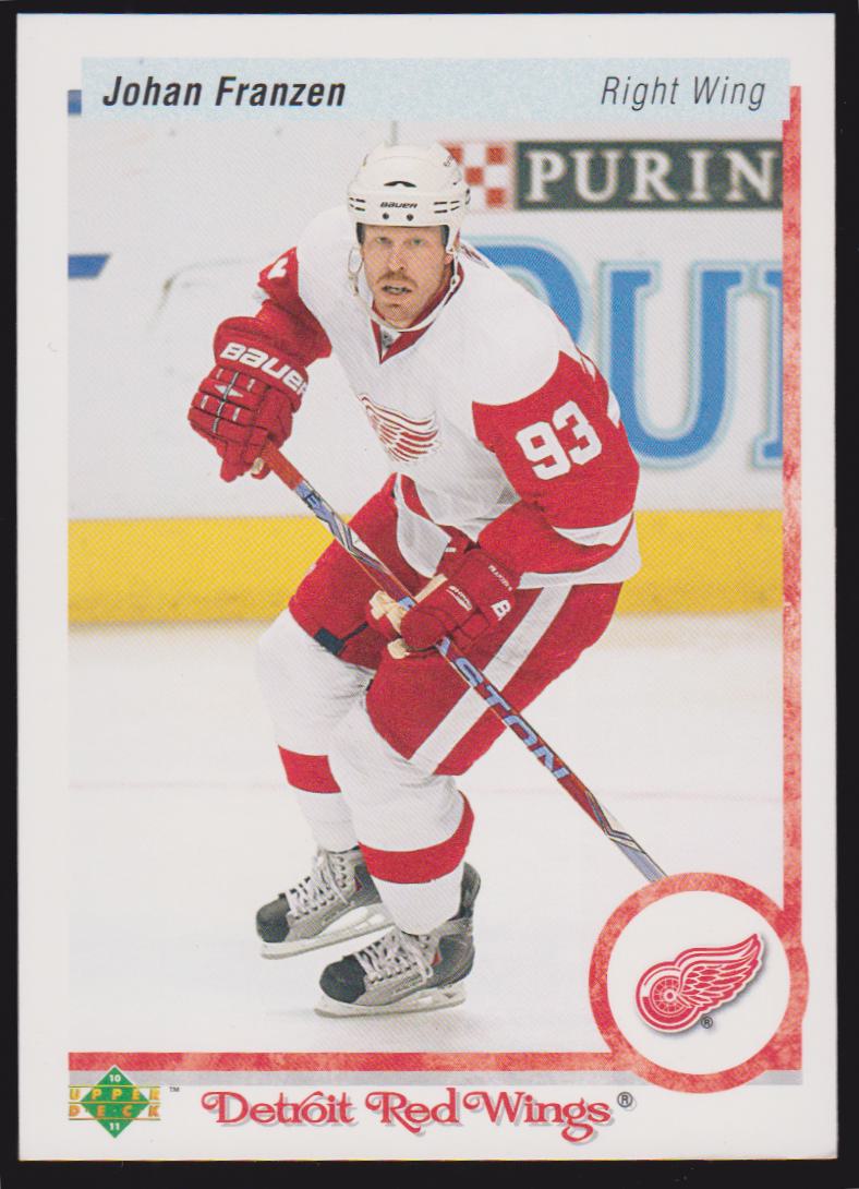 2010-11 Upper Deck 20th Anniversary Parallel #130 Johan Franzen (image for) 2010-11 Upper Deck 20th Anniversary Parallel #130 Johan Franzen