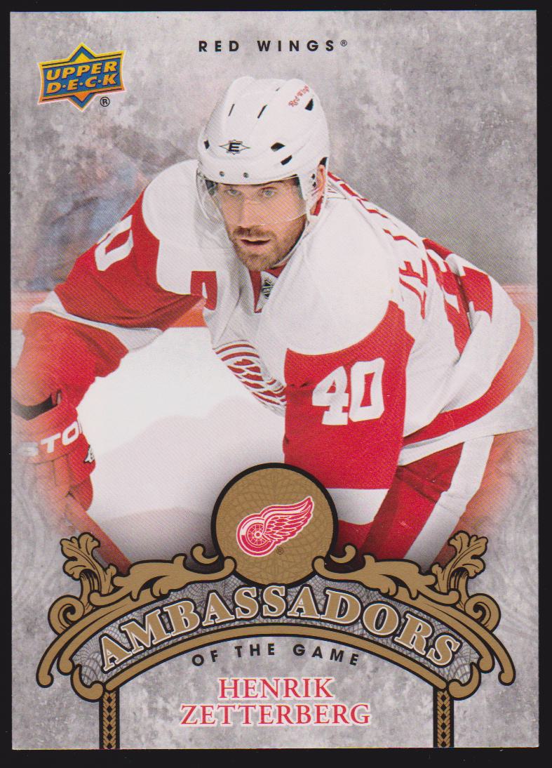 2010-11 Upper Deck Ambassadors of the Game #AG41 Henrik Zetterberg (image for) 2010-11 Upper Deck Ambassadors of the Game #AG41 Henrik Zetterberg