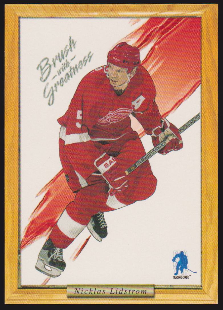 2003-04 BAP Memorabilia Brush with Greatness Contest Cards #11 Nicklas Lidstrom (image for) 2003-04 BAP Memorabilia Brush with Greatness Contest Cards #11 Nicklas Lidstrom
