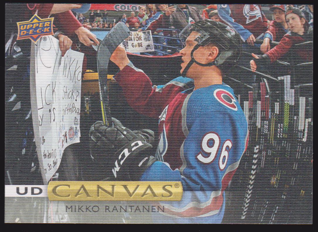 2019-20 Upper Deck Canvas #C60 Mikko Rantanen (image for) 2019-20 Upper Deck Canvas #C60 Mikko Rantanen