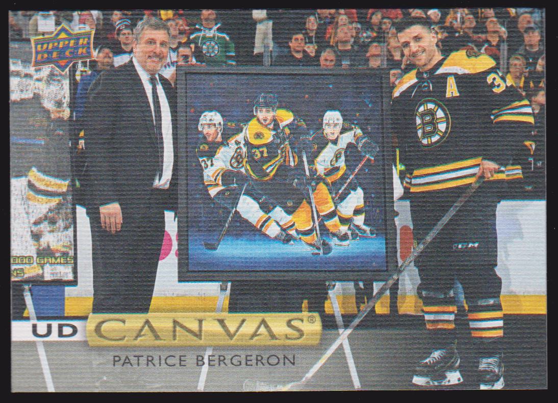 (image for) 2019-20 Upper Deck Canvas #C5 Patrice Bergeron
