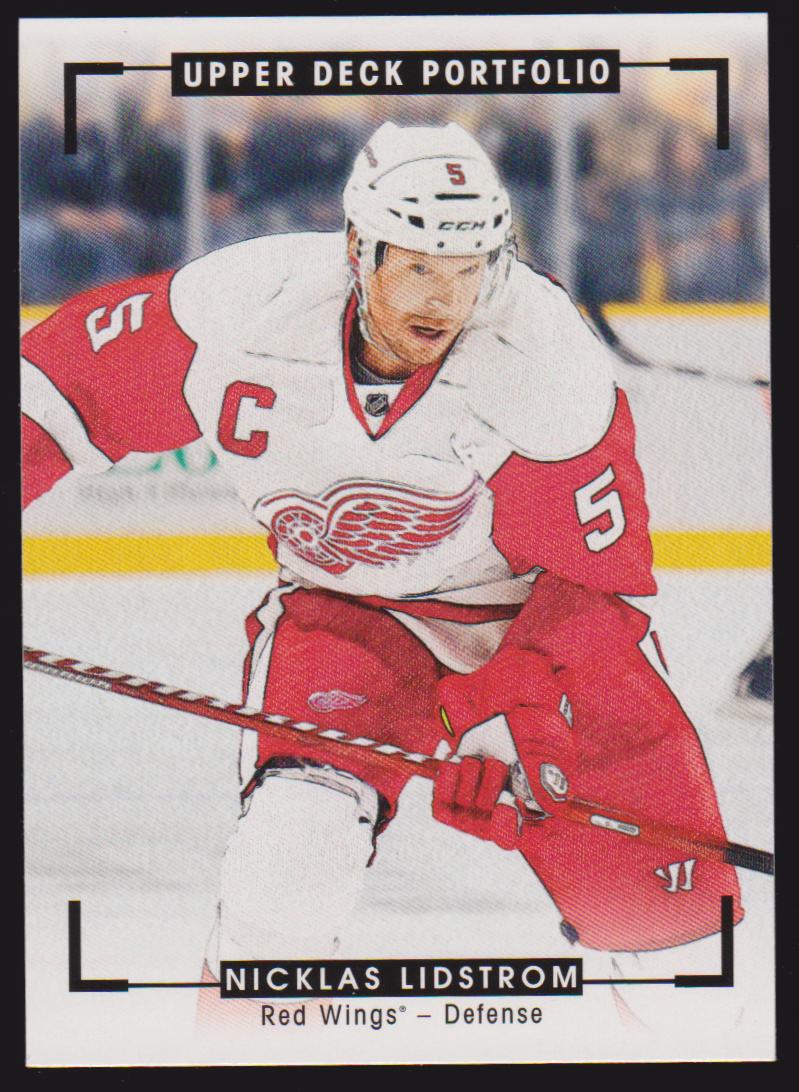 2015-16 Upper Deck Portfolio #272 Nicklas Lidstrom (image for) 2015-16 Upper Deck Portfolio #272 Nicklas Lidstrom