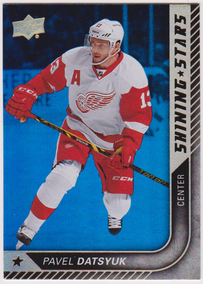 2015-16 Upper Deck Shining Stars Royal Blue #SS25 Pavel Datsyuk (image for) 2015-16 Upper Deck Shining Stars Royal Blue #SS25 Pavel Datsyuk