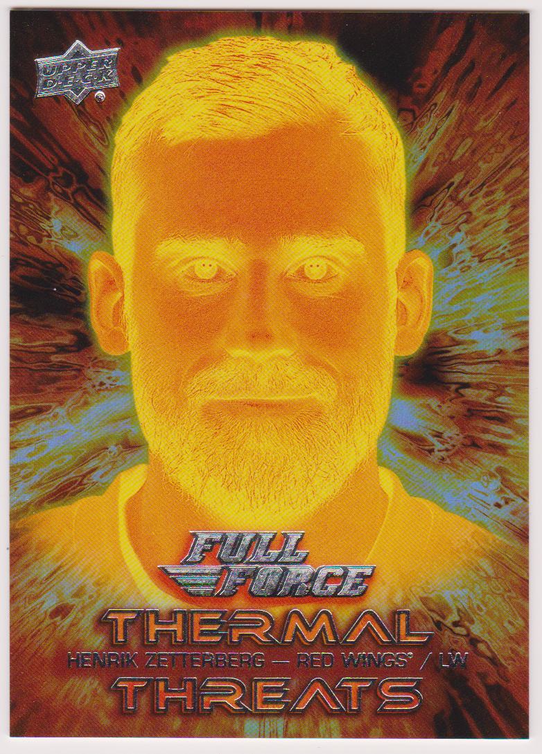 (image for) 2015-16 Upper Deck Full Force Thermal Threats #TTHZ Henrik Zetterberg