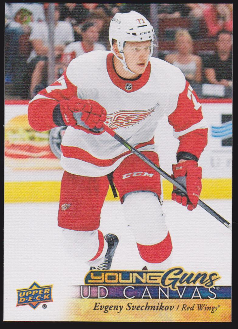 2017-18 Upper Deck Canvas #C96 Evgeny Svechnikov YG (image for) 2017-18 Upper Deck Canvas #C96 Evgeny Svechnikov YG