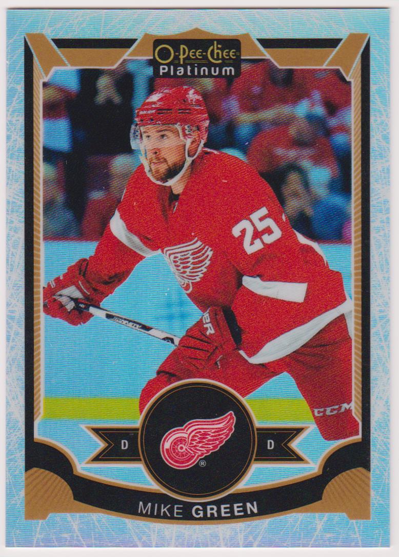 2015-16 O-Pee-Chee Platinum White Ice #134 Mike Green 043/199 (image for) 2015-16 O-Pee-Chee Platinum White Ice #134 Mike Green 043/199