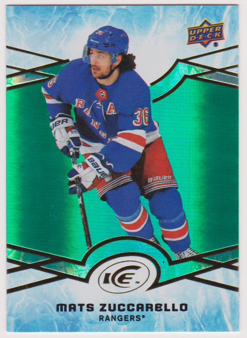 (image for) 2018-19 Upper Deck Ice Green #7 Mats Zuccarello