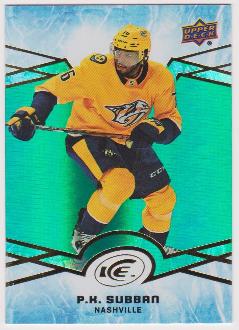 (image for) 2018-19 Upper Deck Ice Green #27 P.K. Subban
