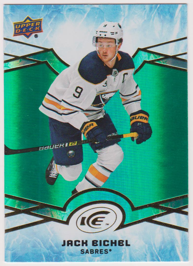 2018-19 Upper Deck Ice Green #32 Jack Eichel (image for) 2018-19 Upper Deck Ice Green #32 Jack Eichel