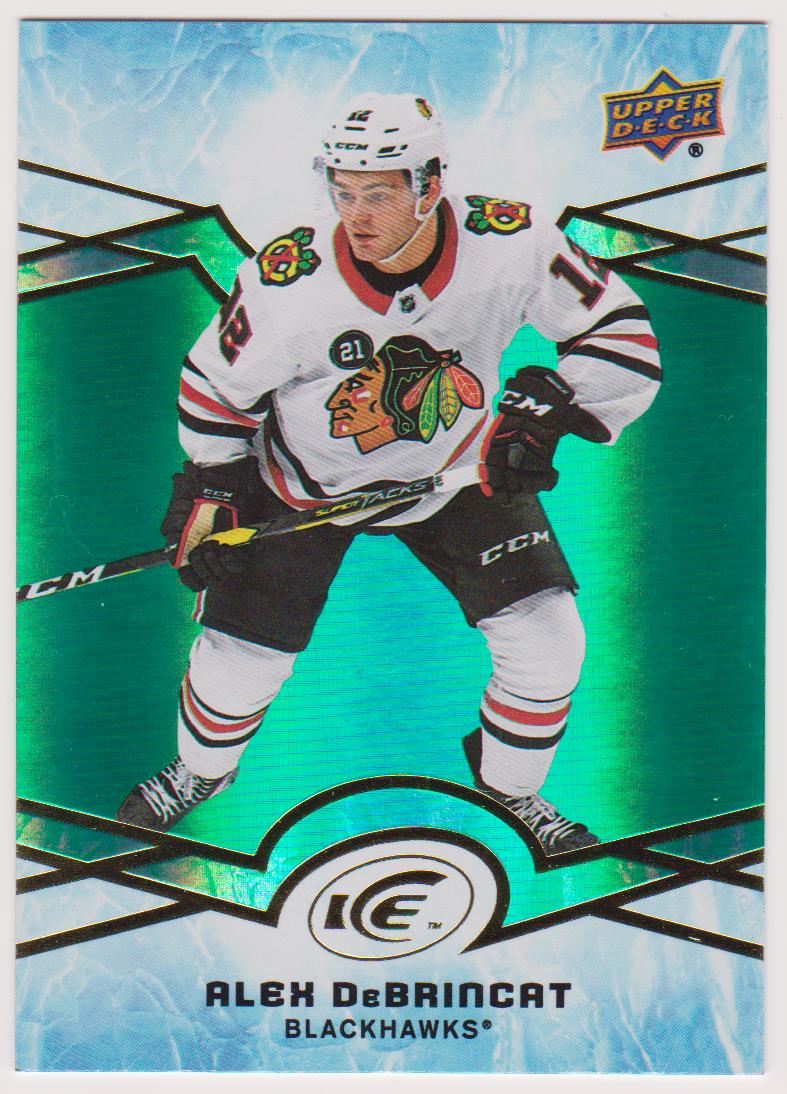 2018-19 Upper Deck Ice Green #44 Alex DeBrincat (image for) 2018-19 Upper Deck Ice Green #44 Alex DeBrincat