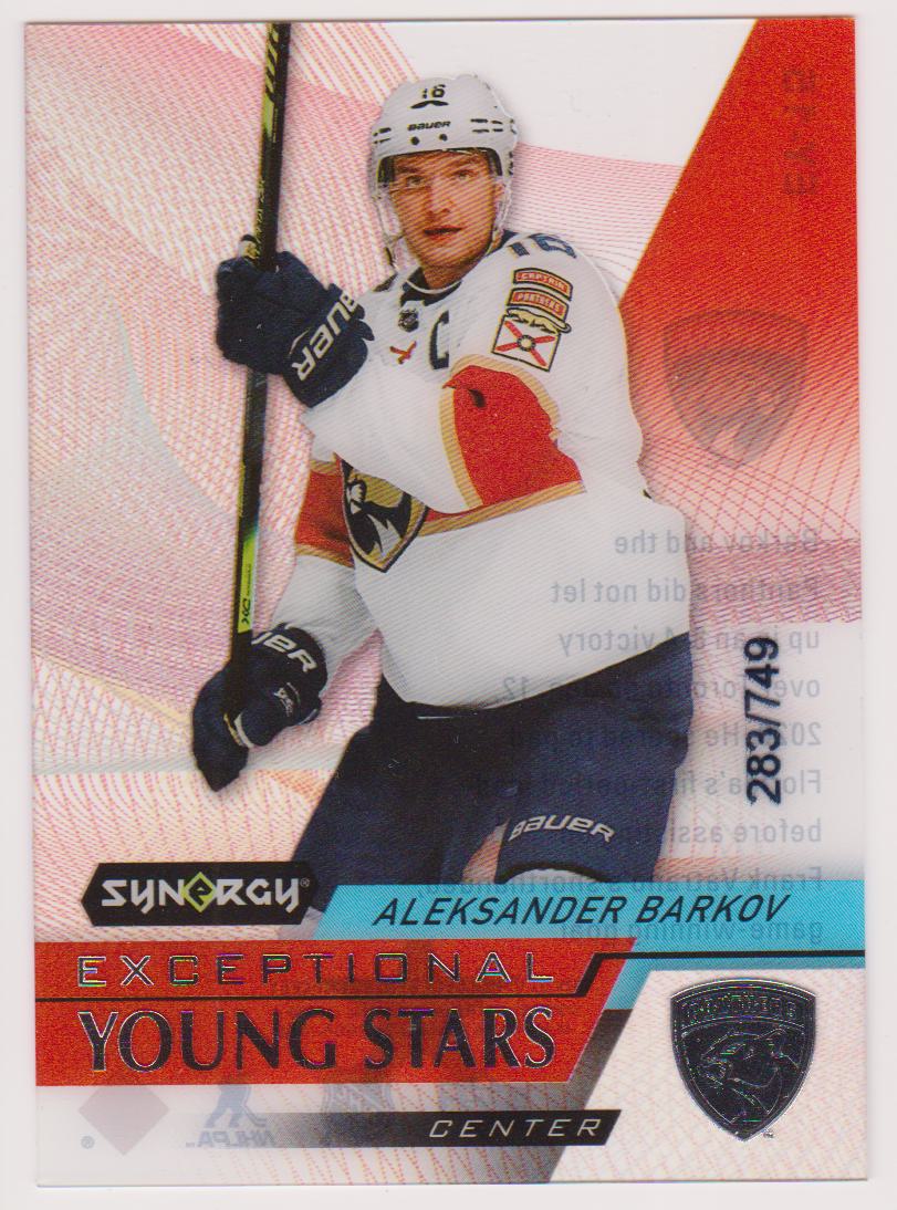 2020-21 Synergy Exceptional Young Stars #EY15 Aleksander Barkov 283/749 (image for) 2020-21 Synergy Exceptional Young Stars #EY15 Aleksander Barkov 283/749