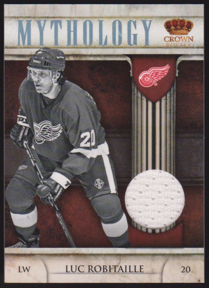 2011-12 Crown Royale Mythology Materials #18 Luc Robitaille (image for) 2011-12 Crown Royale Mythology Materials #18 Luc Robitaille