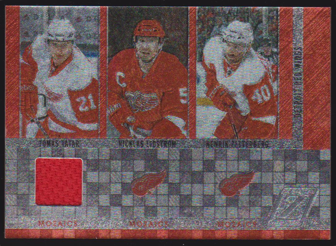 2010-11 Zenith Mozaics Materials #8 Tomas Tatar/Henrik Zetterberg/Nicklas Lidstrom (image for) 2010-11 Zenith Mozaics Materials #8 Tomas Tatar/Henrik Zetterberg/Nicklas Lidstrom