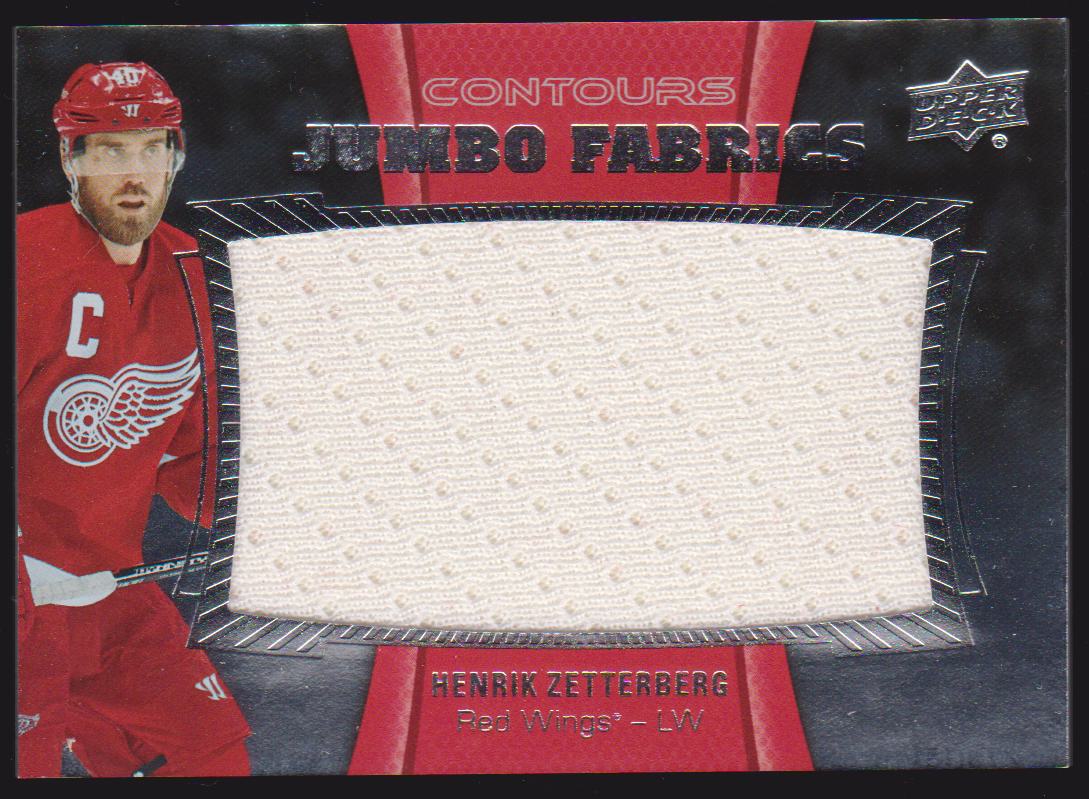 (image for) 2015-16 Upper Deck Contours Jumbo Fabrics #JJHZ Henrik Zetterberg