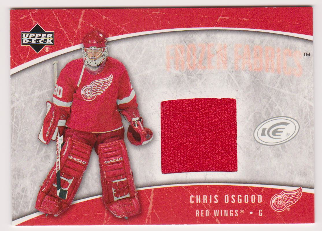 (image for) 2005-06 Upper Deck Ice Frozen Fabrics #FFCO Chris Osgood