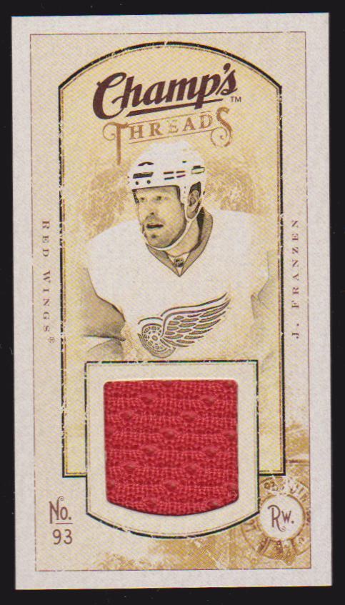 (image for) 2009-10 Upper Deck Champ's Threads #MTJF Johan Franzen