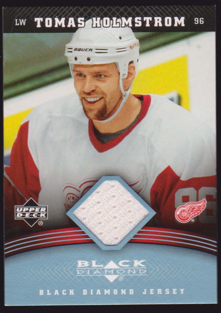 2006-07 Black Diamond Jerseys #JTH Tomas Holmstrom (image for) 2006-07 Black Diamond Jerseys #JTH Tomas Holmstrom