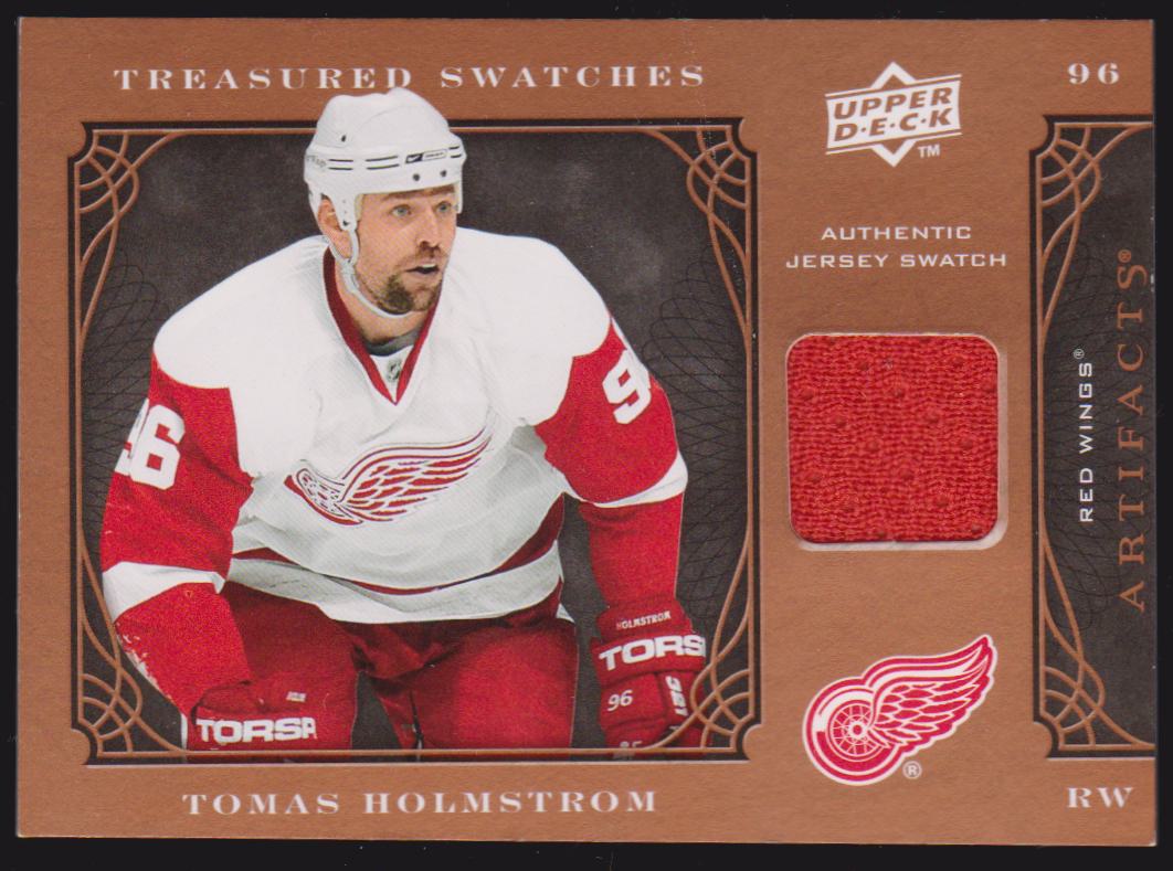 (image for) 2009-10 Artifacts Treasured Swatches Retail #TSRTH Tomas Holmstrom - Jerseys