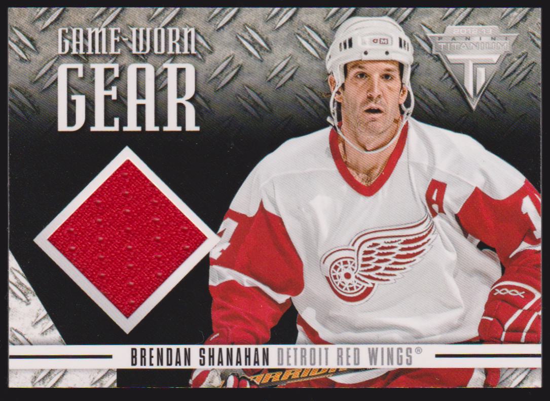 (image for) 2012-13 Panini Titanium Game Worn Gear #GGBS Brendan Shanahan - Jerseys