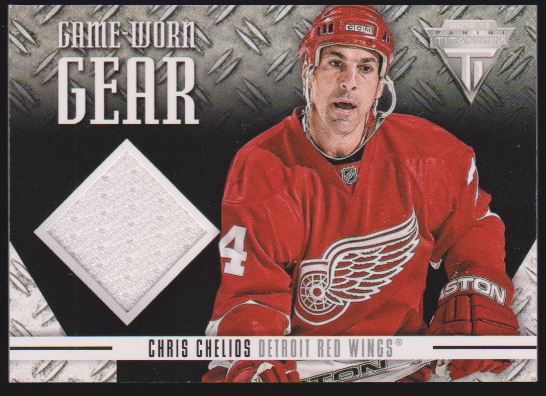 (image for) 2012-13 Panini Titanium Game Worn Gear #GGCC Chris Chelios - Jerseys