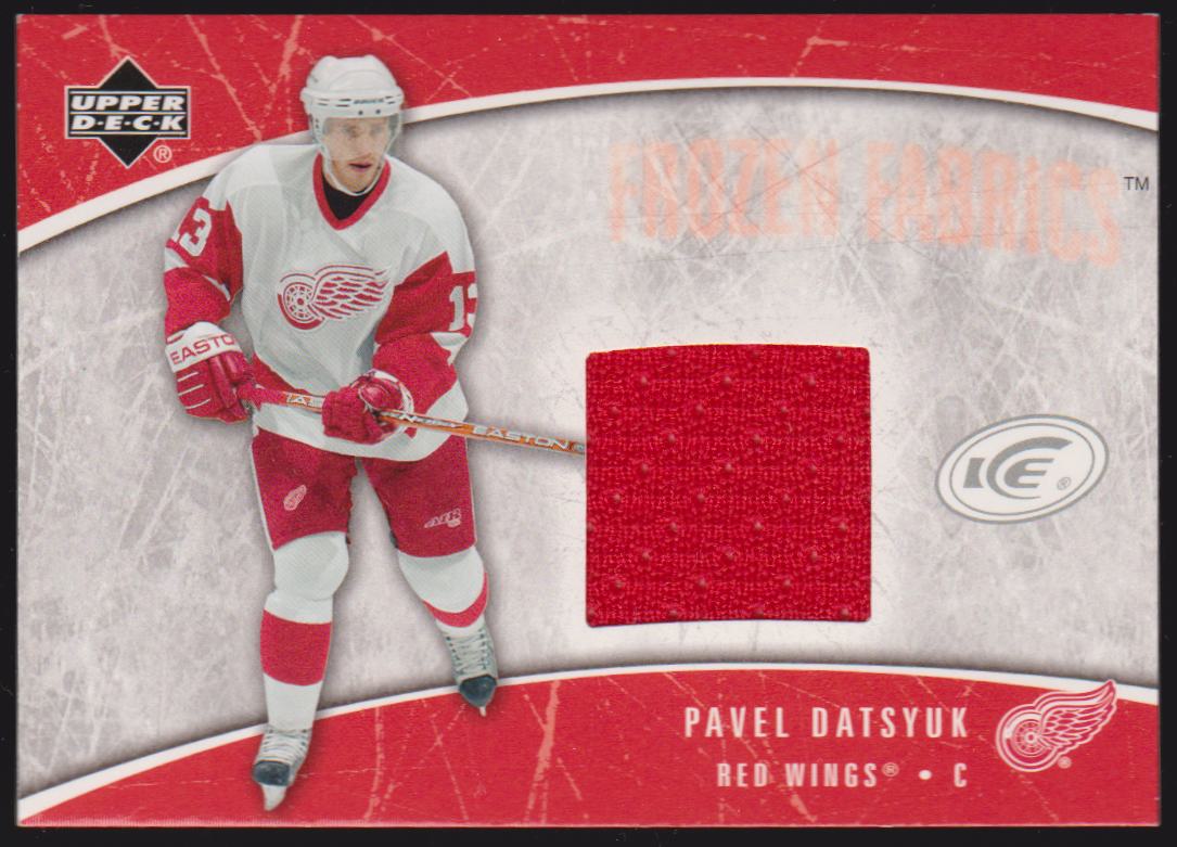 (image for) 2005-06 Upper Deck Ice Frozen Fabrics #FFPD Pavel Datsyuk