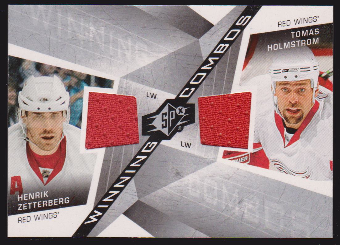 (image for) 2008-09 SPx Winning Combos #WCZH Henrik Zetterberg/Tomas Holmstrom