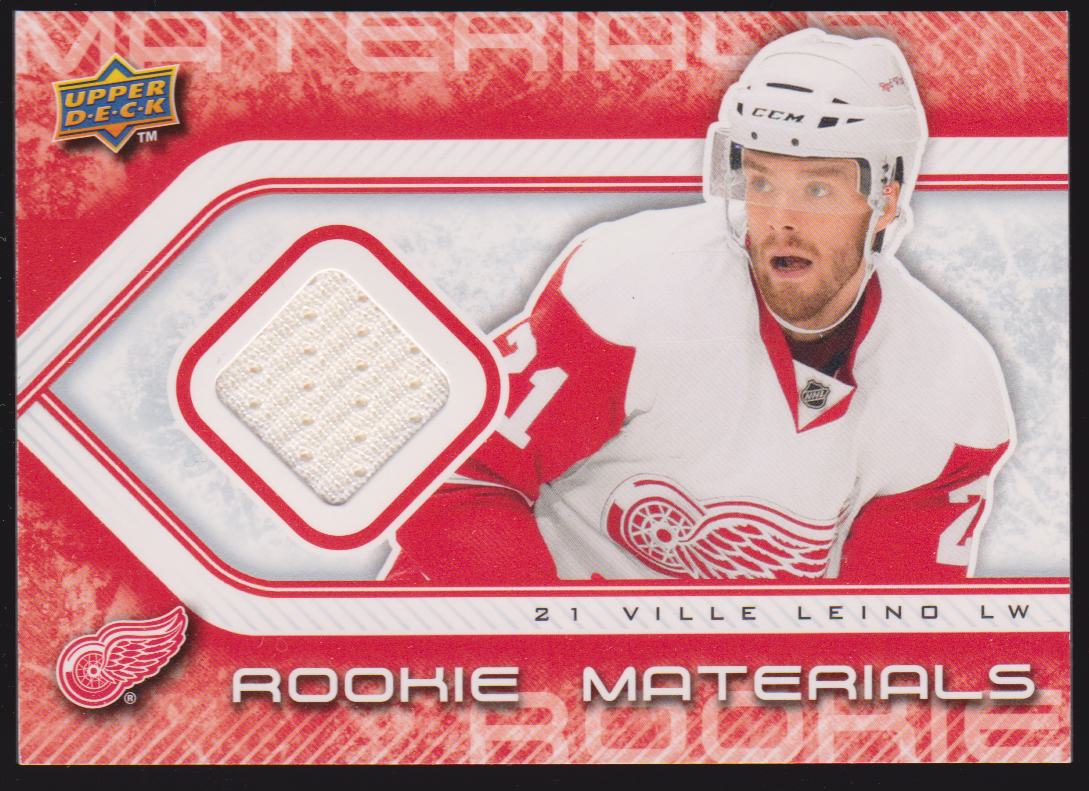 (image for) 2009-10 Upper Deck Rookie Materials #RMVL Ville Leino RC YEAR