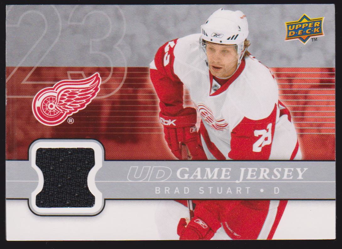2008-09 Upper Deck Game Jerseys #GJ2BS Brad Stuart (image for) 2008-09 Upper Deck Game Jerseys #GJ2BS Brad Stuart