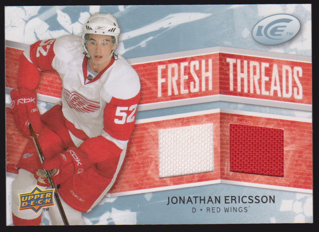 (image for) 2008-09 Upper Deck Ice Fresh Threads #FTJE Jonathan Ericsson RC Year