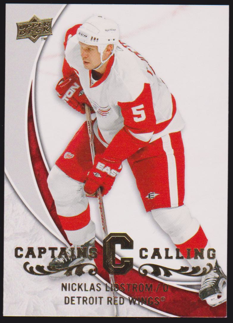 (image for) 2008-09 Upper Deck Captains Calling #CPT4 Nicklas Lidstrom