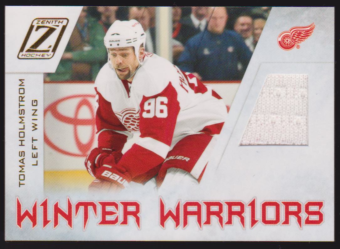 2010-11 Zenith Winter Warriors Materials #TH Tomas Holmstrom (image for) 2010-11 Zenith Winter Warriors Materials #TH Tomas Holmstrom