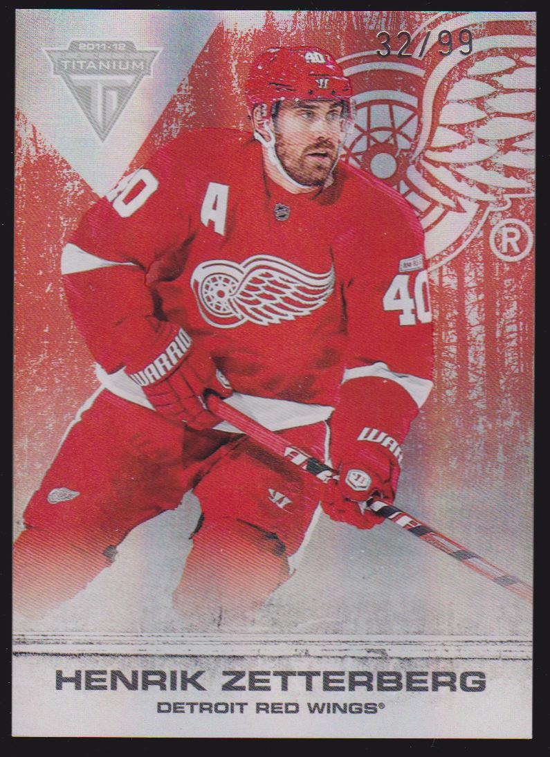 2011-12 Panini Titanium Spectrum Ruby #67 Henrik Zetterberg 32/99 (image for) 2011-12 Panini Titanium Spectrum Ruby #67 Henrik Zetterberg 32/99